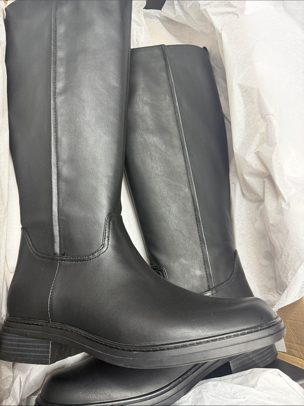 Naturalizer Black Over-the-Knee Riding Boots
